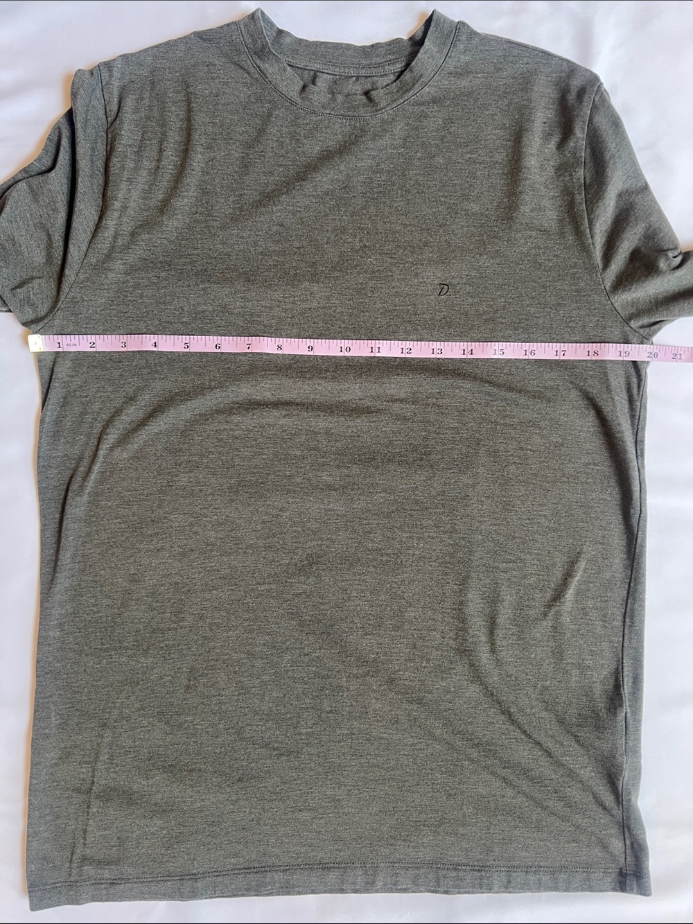 Duck Camp Sz M Men's Long-Sleeve Crewneck Shirt Gray/Green Outdoors Performance - Picture 3 of 12